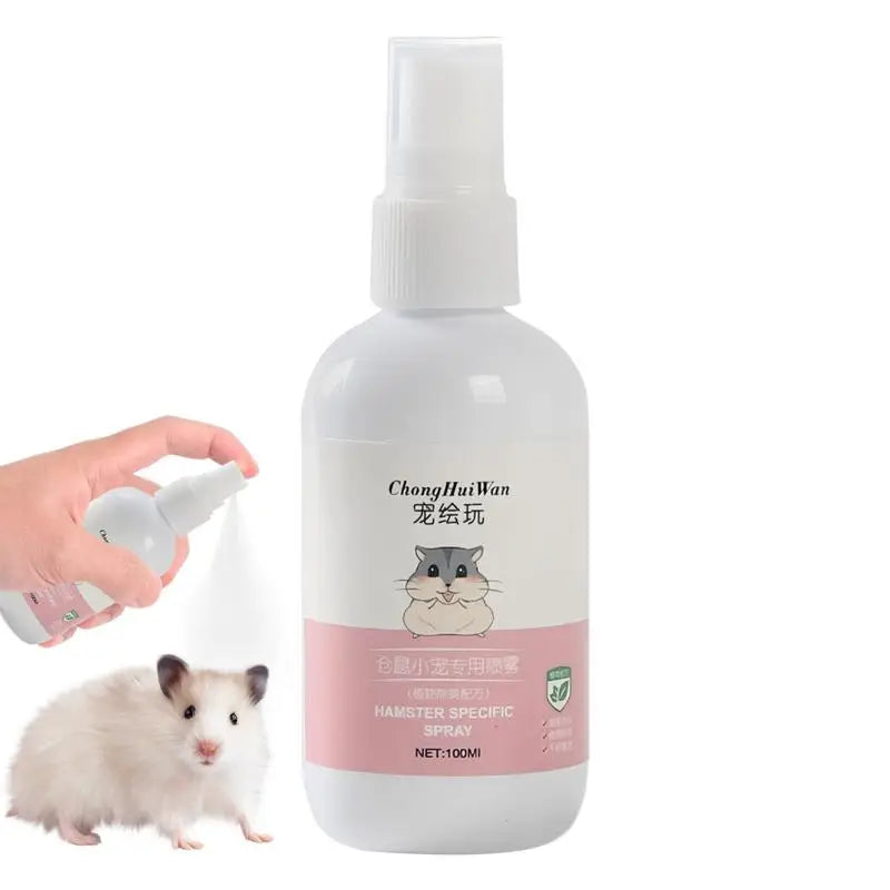 100ml Small Pet Deodorizer Spray Natural Rabbit Deodorizer Spray Easily Removes Messes & Odors Spray Just Spray/Wipe For Hamster